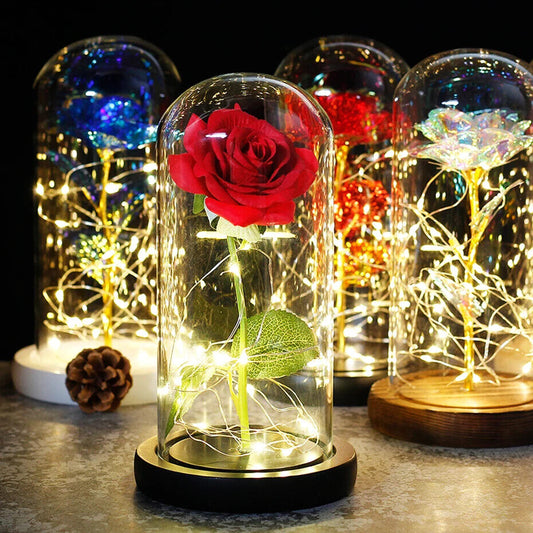 Capture the Magic: LED Enchanted Galaxy Rose for Unforgettable Gifts!