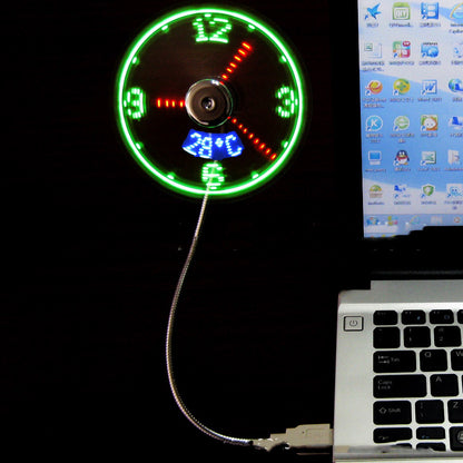 USB Clock Fan